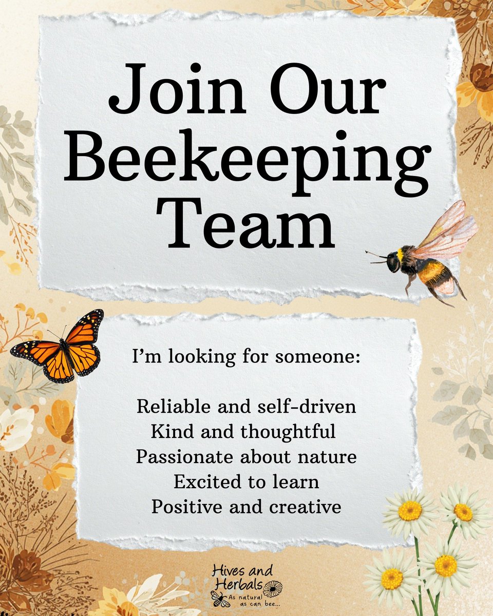 emersonsgreentc's tweet image. 🐝Beekeeper Wanted – #EmersonsGreen 🐝
Hives and Herbal are  looking for the right person to help care for and grow their #apiary.
They will cover all #beekeeping-related costs (equipment, bees, insurance etc.). Training will be provided! 
Email: hivesandherbals@gmail.com
