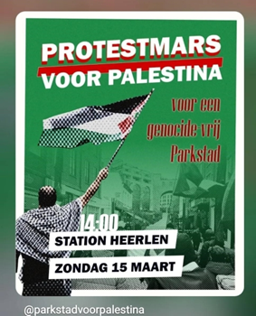 hwinteraeken's tweet photo. Zo. 15-3, start 14.00 uur #Spoorplein #Maankwartier #Heerlen #Palestinademonstratie, mede in het teken van de #gemeenteraadsverkiezingen en #antiracisme en #antifascisme. Ik mag er spreken. Meer info: https://t.co/9PBe8j9dPD https://t.co/BgJ8zOFU0O