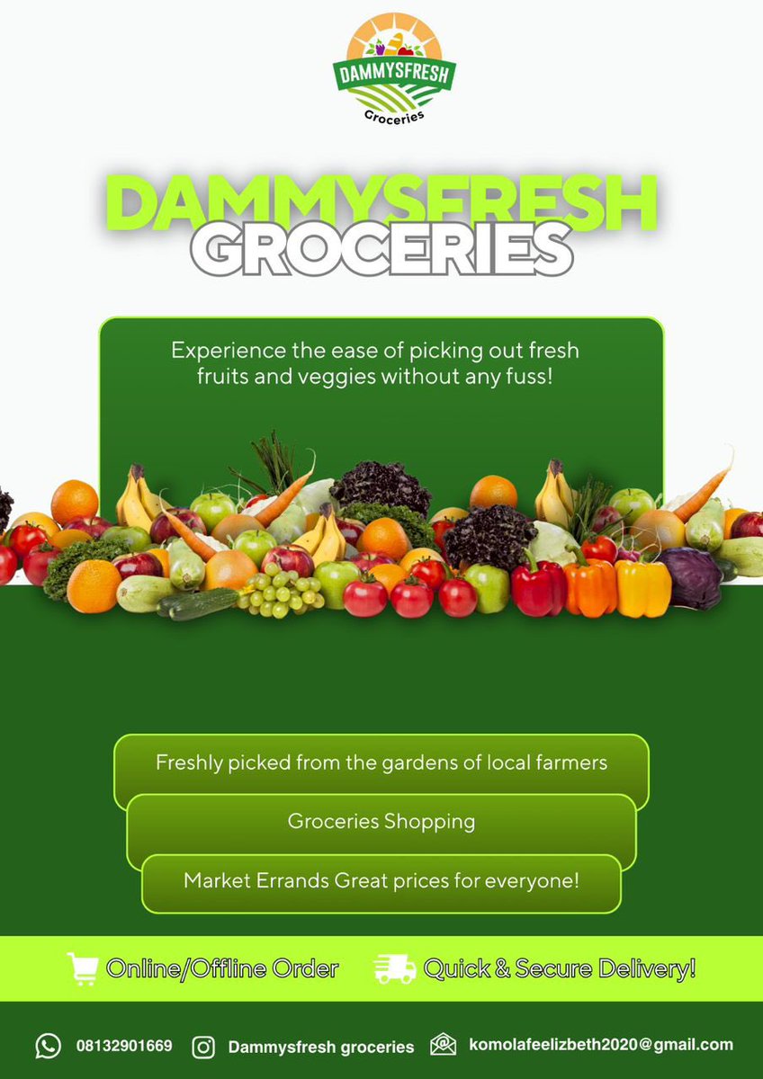 ElizabethKomol3's tweet photo. @Teeniiola Small business owner trying to grow on X 🛒
I sell and help people shop groceries at affordable prices.
Please check my pinned tweet for details.
Even a repost can help my business reach someone who needs it 🙏🏽🤍 https://t.co/FjzccFmYdU