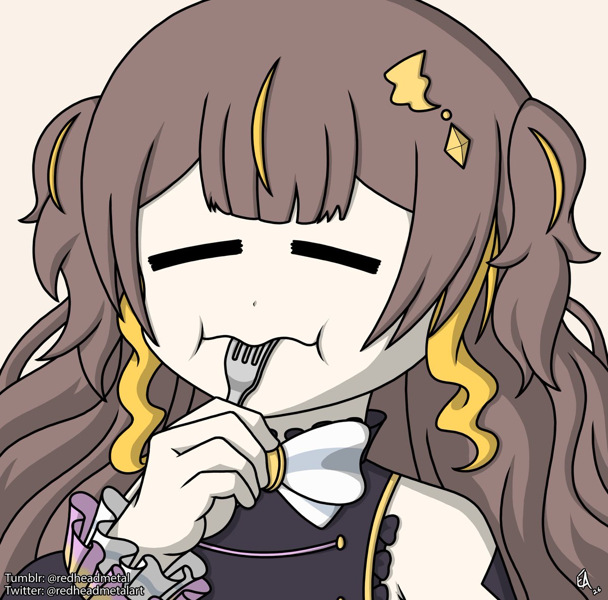 redheadmetalart's tweet photo. Cake eater

#DetectiveAnya3D #anyatelier https://t.co/pIEONEWl6J