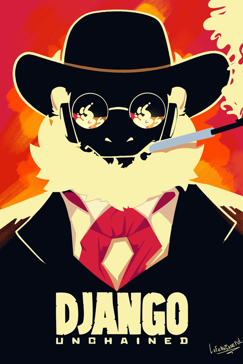 LufenasDraws's tweet photo. Django Unchained
#furry #protogen https://t.co/Vy6SXgtp9M