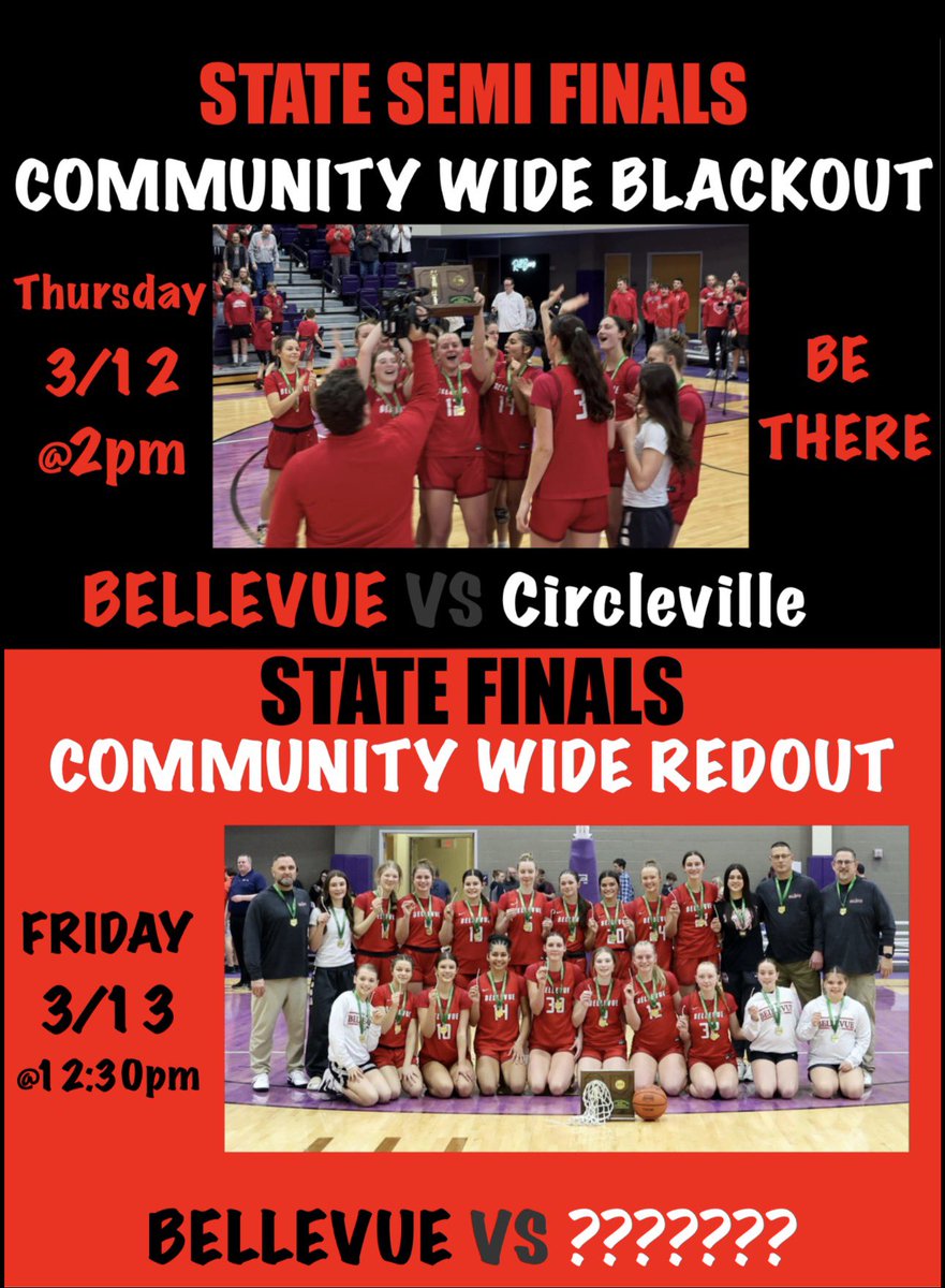 BHS_Red_Reign's tweet photo. Get your tickets now!!!
😈It’s almost game day😈
#finalfour #statebound #backtoback
@LadyRedBball @bcsredmensports https://t.co/Iw4kQ6r9wP