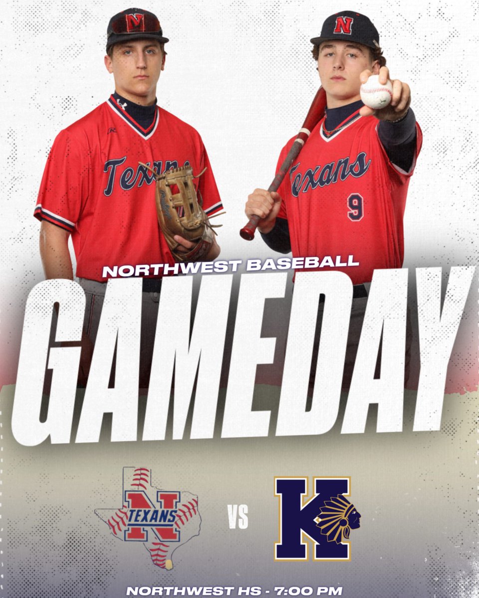 Txnbaseball's tweet photo. District season starts TONIGHT! The Keller Indians come to town for a 7:00 start. #NTNW https://t.co/tphpsoZlFV