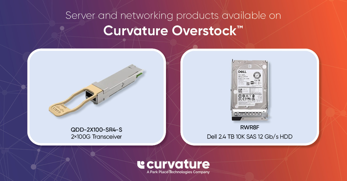 Explore our best savings on server, storage, and network gear. 

View all Curvature Overstock™ products here: bit.ly/3Z1o4GG