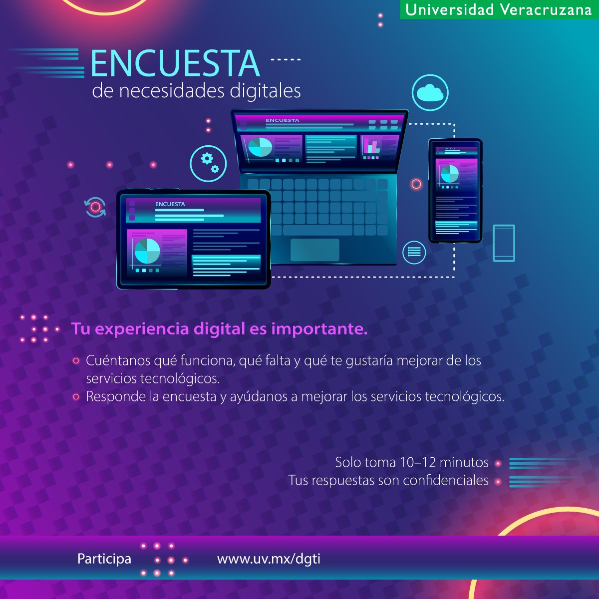 💡 ¿Y tú, qué necesitas?
Participa, tomamos nota y trabajamos para brindarte los servicios de TI fortalecidos.
¡Ayúdanos a mejorar! Agradecemos dejes tu opinión aquí:
🔗 ow.ly/s6er50Yo2em