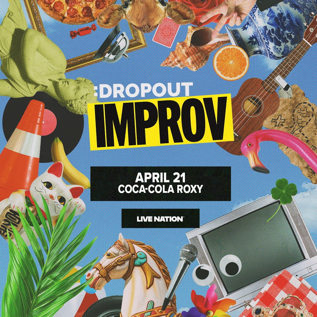 🍕 JUST ANNOUNCED! 🎤 Dropout Improv is coming to #CocaColaRoxy for the ...