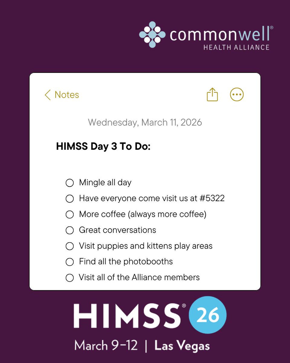 CommonWell Health Alliance tweet media