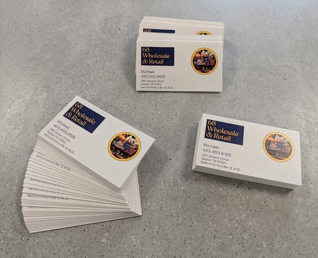 PostNetTN116's tweet image. First impressions that last! 📦🖋️

Michael at 68 Wholesale &amp;amp; Retail is ready for business with professional PostNet cards! Your brand deserves the same edge—spring rush is here, so make every handshake count.

#PostNetDayton #PrintLocal #SmallBusinessOwner