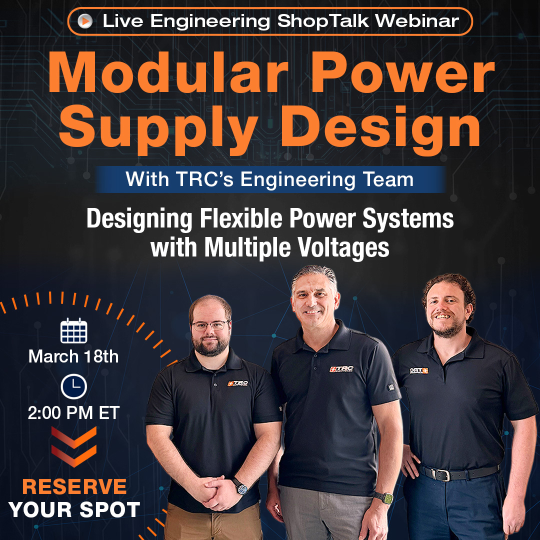 Modern electronic systems often require multiple voltages at different power levels, all while meeting certification requirements and tight development timelines.

📅 March 18th
⏰ 2:00 PM ET

Reserve your spot: hubs.li/Q0466b7h0