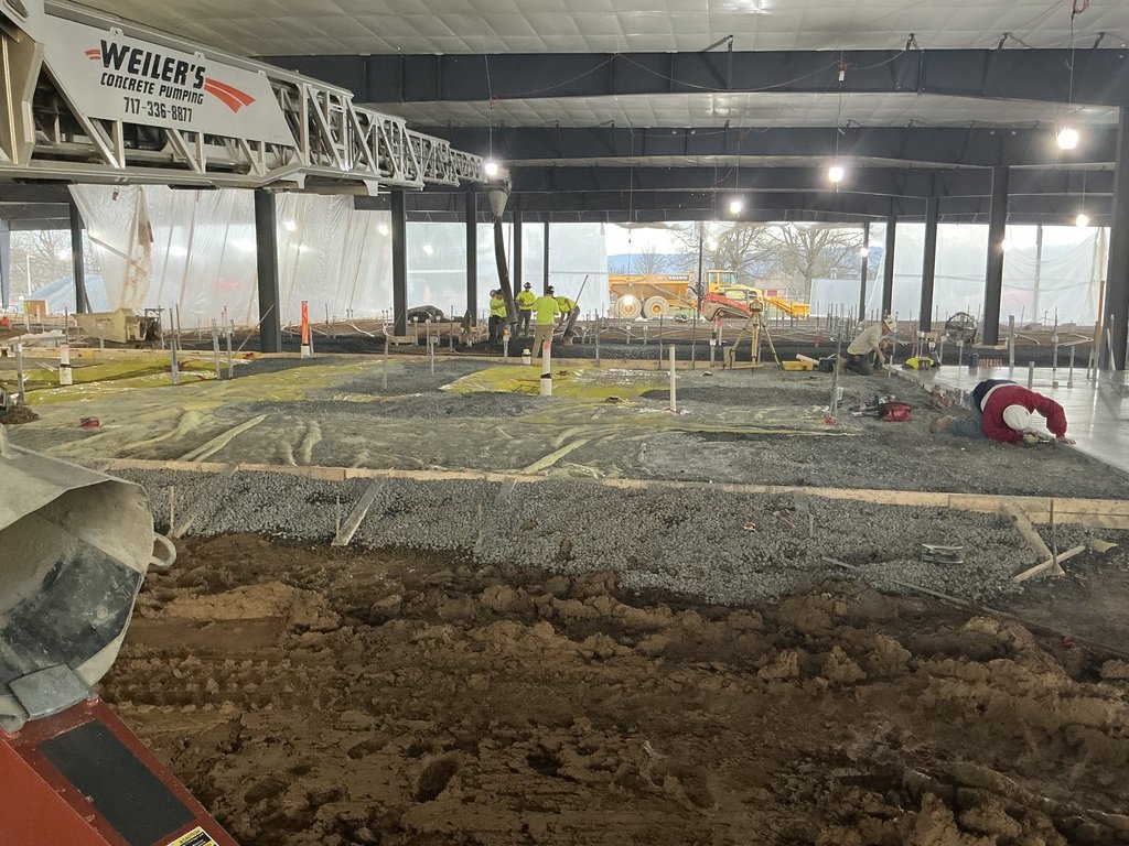 CPACTC's tweet photo. "Prep It, Level It and Get Ready for the Main Event"- as prep work for concrete pours in the new #cpactc building continue today. #opportunitiesunlimited #buildingrenovationandconstructionproject #projectupdates #cteeducation #lobar https://t.co/u2yG6RnCR6