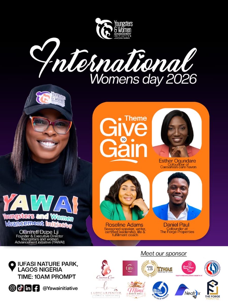 dannygram_1's tweet photo. I was honored to speak at The Advance Con 2026, a conference hosted by Youngsters and Women Advancement Initiative to commemorate International Women's Day. https://t.co/4yqlzrQzK7