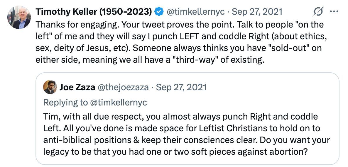 Timothy Keller (1950-2023) tweet media