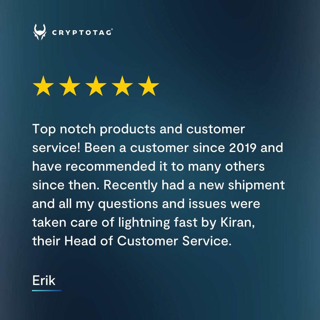 CRYPTOTAG | Seed Phrase Storage tweet media