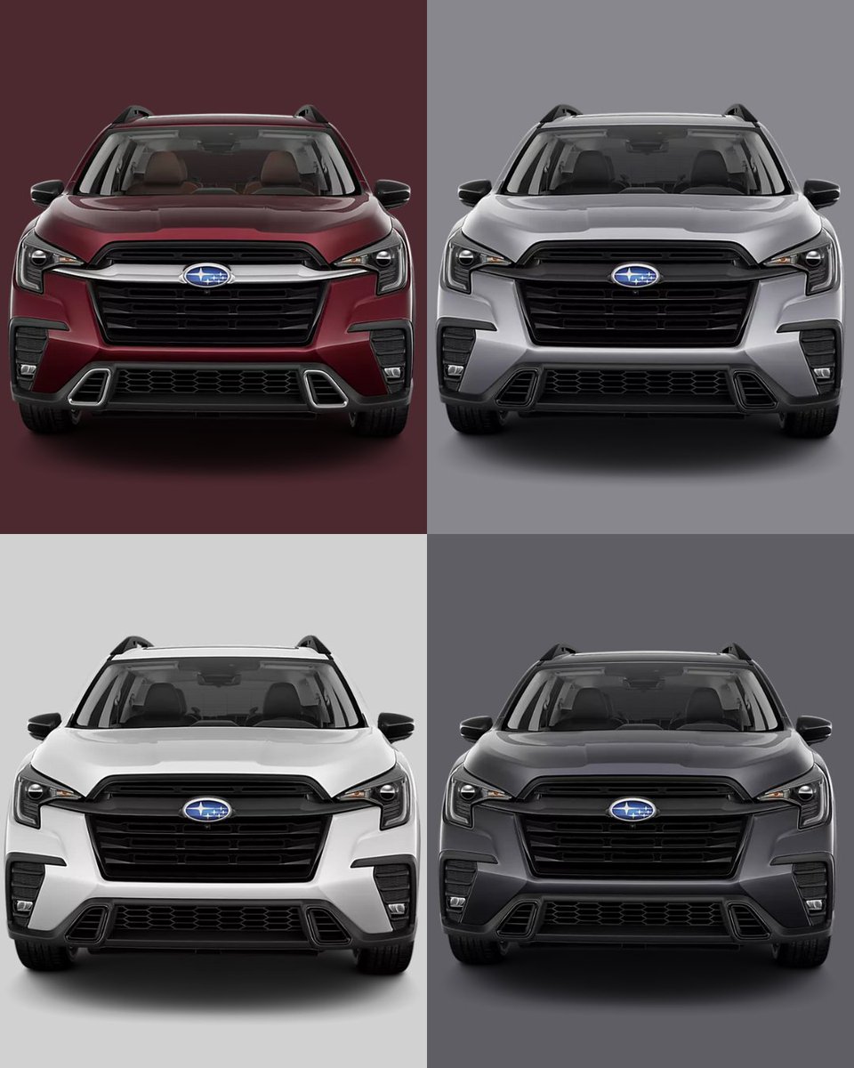 GeraldSubaruNA's tweet photo. The 2026 Ascent has something for every vibe — from bold red to sleek white or deep green. Which one would you choose? https://t.co/QvCZvOHvqx