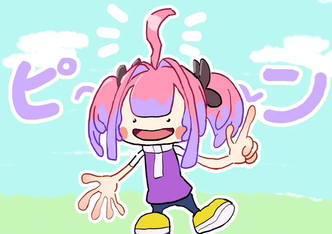 ヴィヴィちゃん初ポケモンということで #ヴィヴィメイク