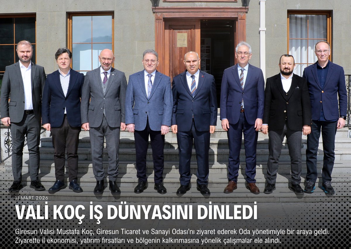 Giresun Valisi Mustafa Koç, Giresun Ticaret ve Sanayi Odası’nı ziyaret ederek Oda yönetimiyle bir araya geldi. Ziyarette il ekonomisi, yatırım fırsatları ve bölgenin kalkınmasına yönelik çalışmalar ele alındı.
giresuntso.org.tr/vali-koc-is-du…