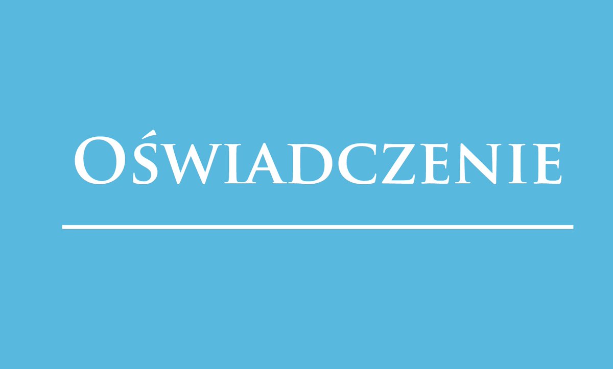 🧵 1/3
Dziś od dziennikarzy dowiedziałem się, że do sądu wpłynął akt oskarżenia przeciwko mnie. Wkrótce potem taki komunikat został opublikowany na stronie prokuratury. W prokuraturze ograniczono mi możliwość rzetelnego zapoznania się z aktami sprawy, a moje wszystkie wnioski