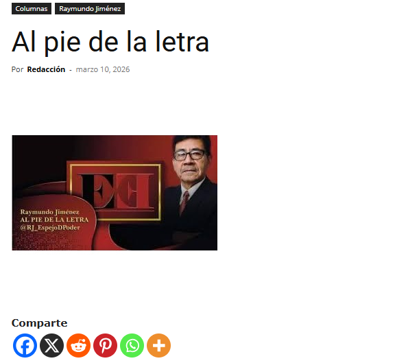 Espejo del Poder tweet media