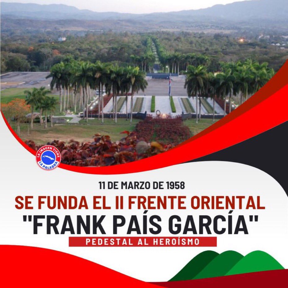 Un día como hoy 11 de marzo pero del año 1958 fue constituido por el Comandante del Ejército Rebelde Raúl Castro Ruz, el Segundo Frente Oriental. #EducacionManicaragua #EducacionVillaClara #CubaMined