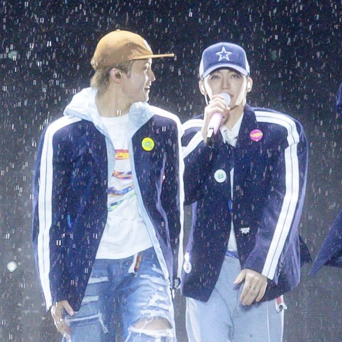 ราชมังหวาน ๆ เลยค่ะ rain in heaven with markmin 🐯🐰☔️