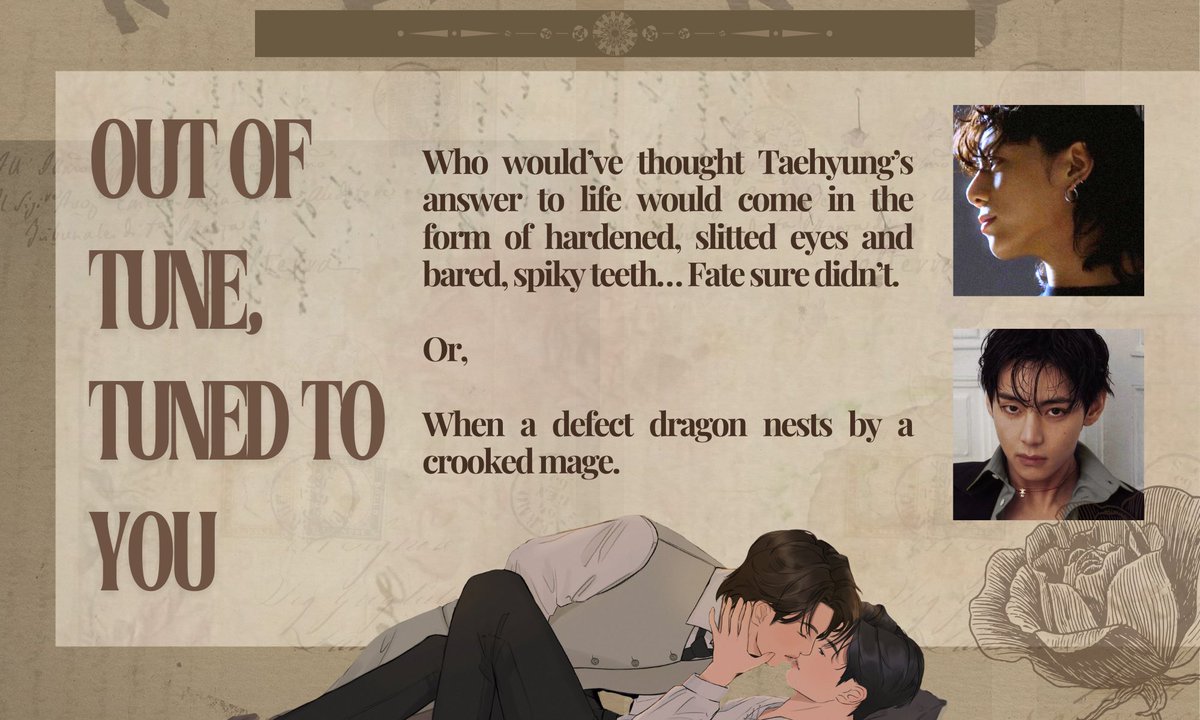 vkookficrec's tweet photo. ₊˚ ✧ out of tune, tuned to you ; #taekookau #vkookfest ✧ ₊˚

⋆ Magic AU
⋆ 21k, ongoing
⋆ Dragon Shifter JK x Mage TH ⋆ Slow Burn
⋆ Powerful &amp; Protective TH
⋆ Hurt/Comfort

🔗: https://t.co/TdLwRw4HyO https://t.co/3SYRWH7TZ4