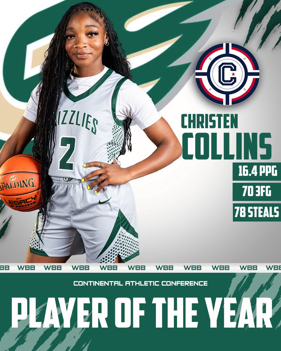 GGC_WBB's tweet image. Postseason awards

Christen Collins CAC Player of the Year

#ClawsOut #MakingHistory
