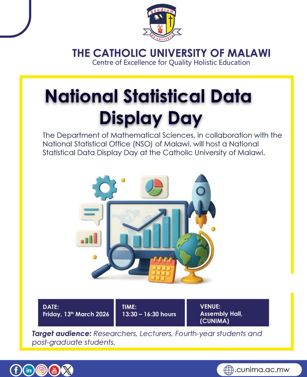 The Catholic University of Malawi tweet media