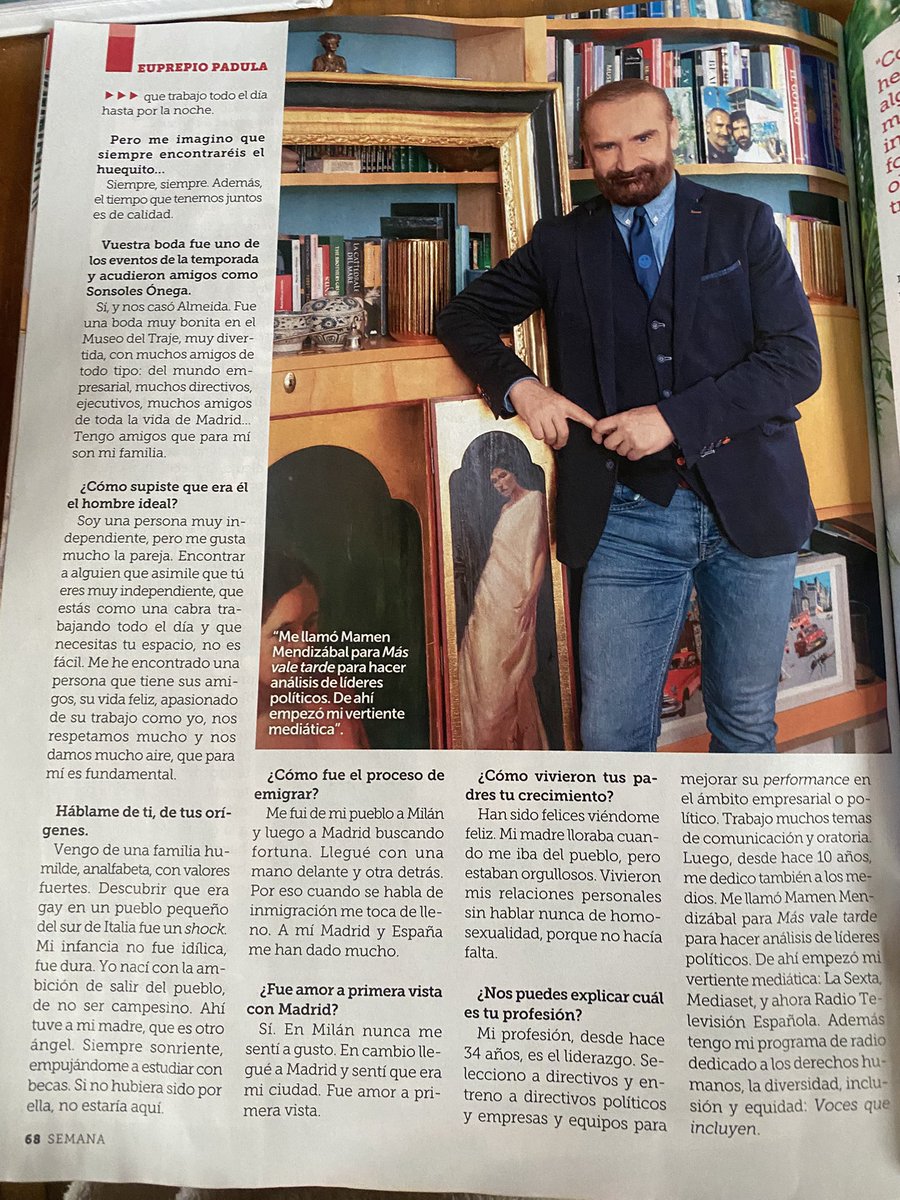 EuprepioPadula's tweet photo. Gracias @RevistaSemana e @ivanrebosoo por esta magnífica entrevista https://t.co/MklwD5RXD7