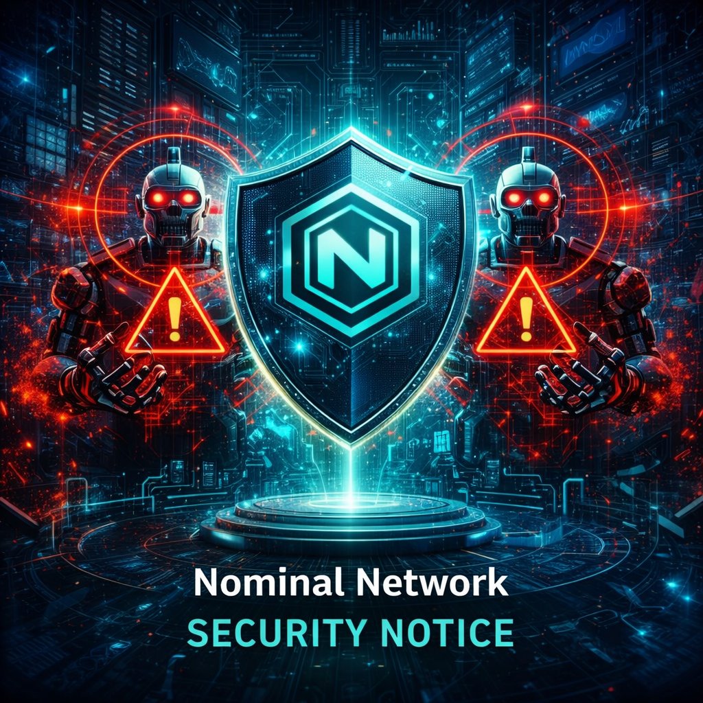 Some users continue attempting to exploit the system through unfair methods such as automated activity, bot networks, or manipulation of referral mechanisms.
Nominal Network maintains a strict zero-tolerance policy toward any form of abuse.
During the NC distribution and