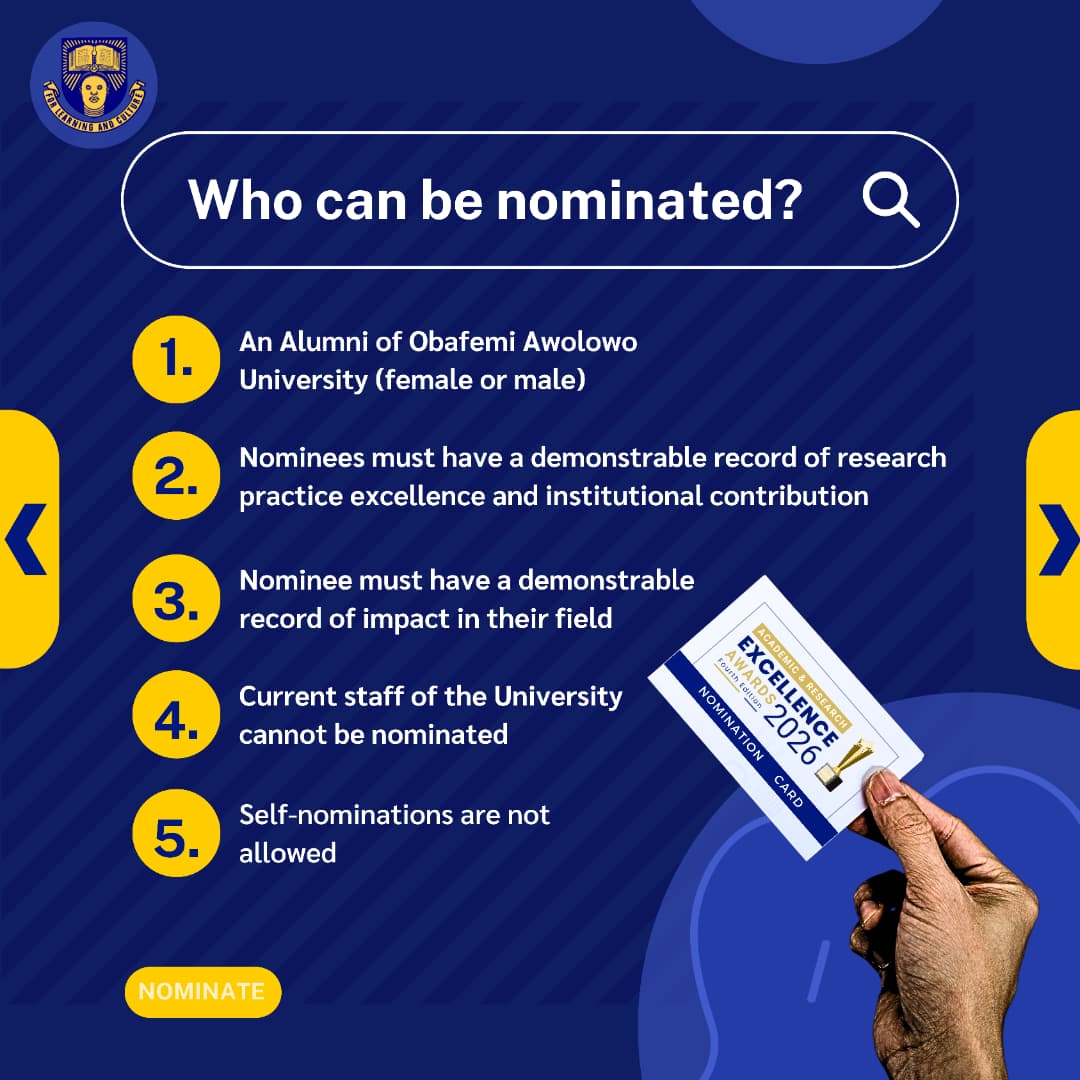 Obafemi Awolowo University_COR tweet media