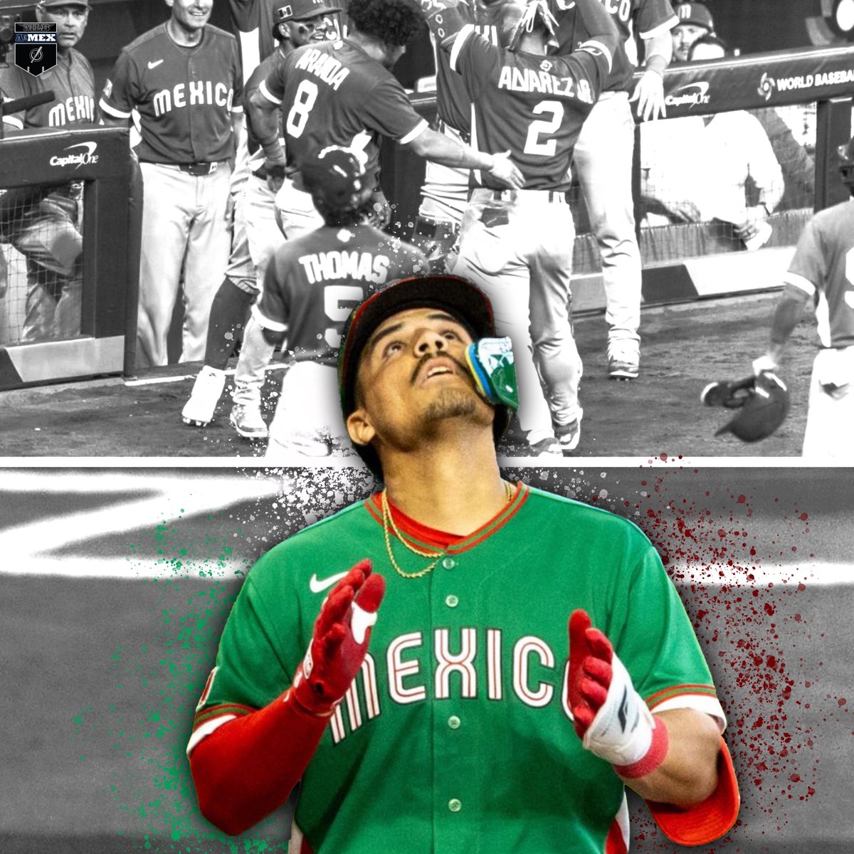 MLBAloMex's tweet photo. ¡¡VAMOS MÉXICO!! 🇲🇽👊

Hoy es el día de apoyar con todo a la selección mexicana de béisbol contra Italia.

⏲️Hora: 5:00 PM
🏟️Ubicación: Houston
📺¿Dónde verlo?: Transmisión gratis y en vivo por aquí: @MLBAloMex.

Repórtense con un like si están listos para apoyar a los nuestros. https://t.co/gt8qrMBfTo