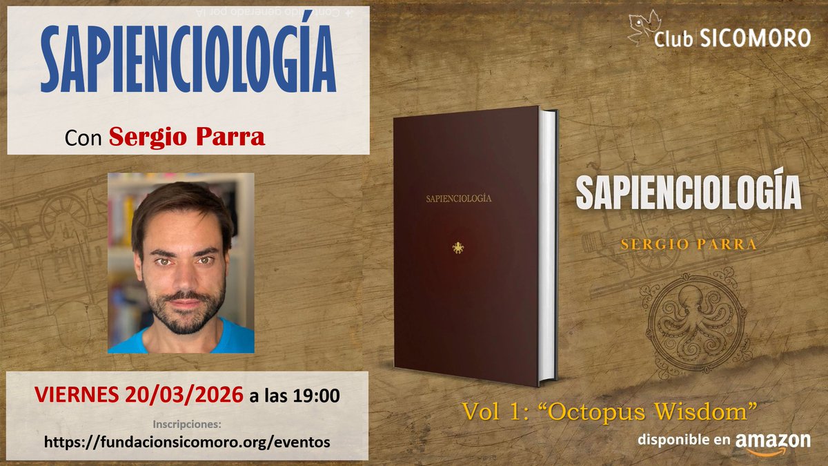 ClubSicomoro's tweet photo. No confundas #Conocimiento con #Sabiduría.

El primero te llena de "datos".
La segunda te libera de "relatos".

El 20/03 desvelaremos la esencia de #Sapienciología con su autor, @SergioParra_ en la sede de @F_Sicomoro.

¡Únete, aunque sea por Zoom!
(ya no hay plazas presenciales) https://t.co/ZjGvuBcJPS