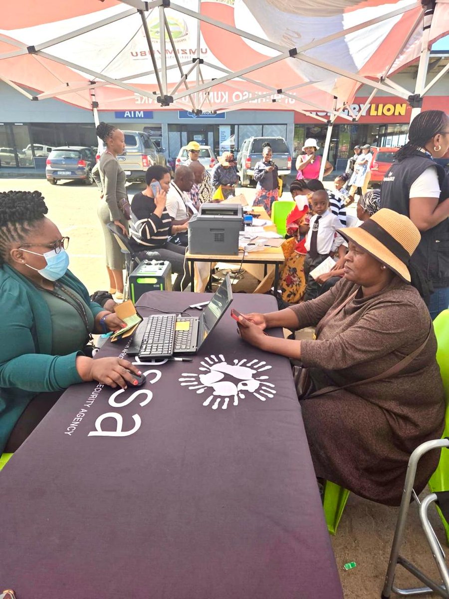 OfficialSASSA's tweet photo. Media Activation in Action! 📻📸

The South African Social Security Agency (SASSA) is engaging communities through a live radio media activation with Alfred Nzo Community Radio, reaching listeners across Ntabankulu and Mount Frere in the Eastern Cape.

Led by District Manager ,Thumeka Levani, the session focuses on educating beneficiaries about social grants, including Grant-in-Aid, Child Support Grants, grant reviews, the COVID-19 SRD Grant, and fraud awareness.

SASSA officials are also assisting community members with grant applications and enquiries, ensuring services reach people where they are.
#SASSACARES