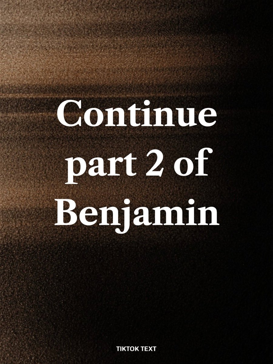 skinroja203's tweet image. Benjamin #part