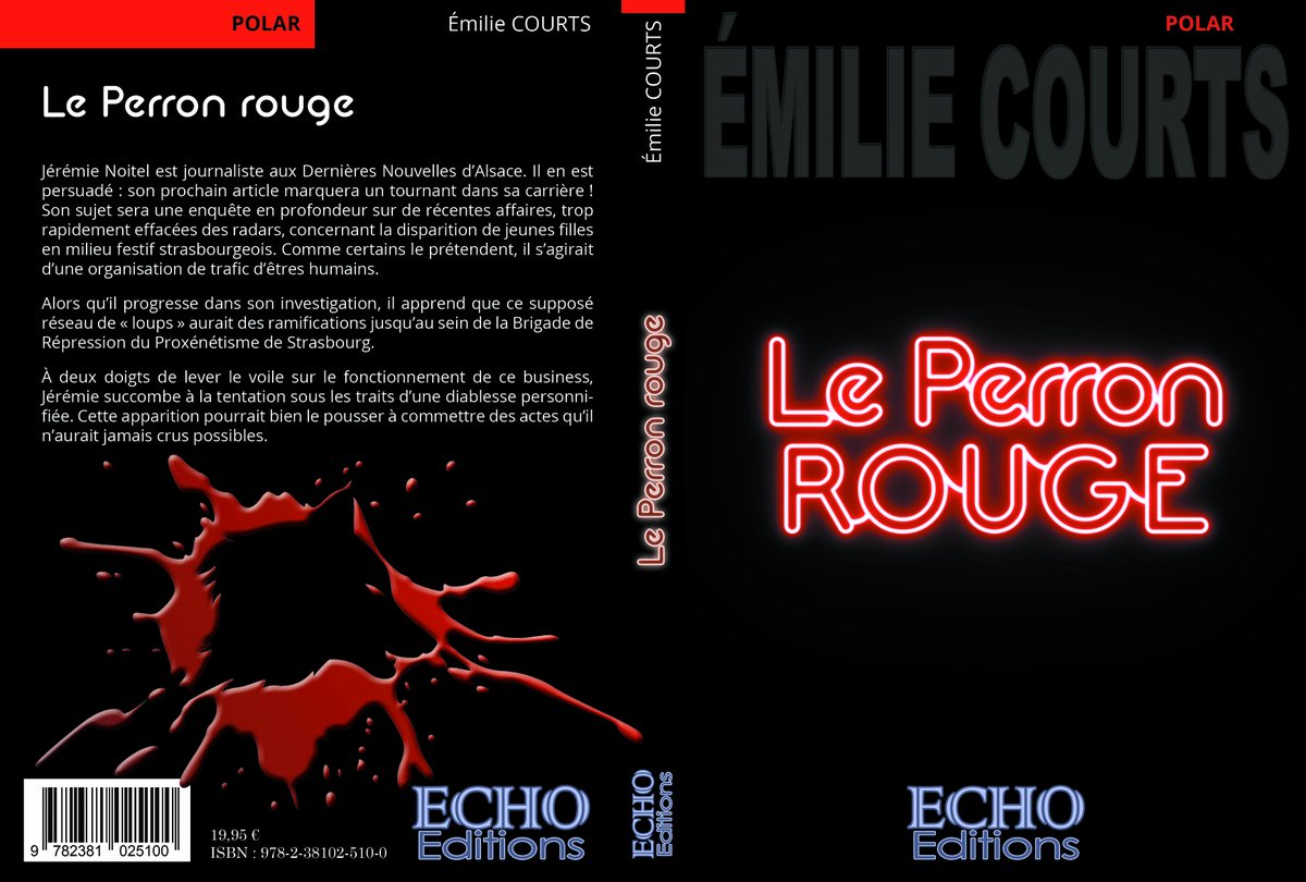 EchoEditions's tweet photo. ___ Le Perron rouge ____ , le 19/03/2026
COURTS Emilie
#policier, #thriller 19.95€
248 pages ; 21 x 14,8 cm ; broché
ISBN 9782381025100
➡️ https://t.co/ZKBbmfY9Fs
#roman #fantastique #horreur #esoterique #dark #vss #violencesfaitesauxfemmes #noir #EchoEditions #EmilieCourts https://t.co/XIcfucZkRM