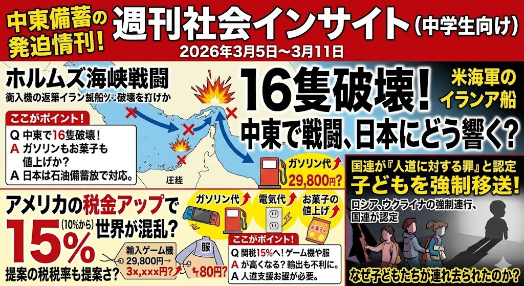 okizoimp's tweet photo. ちなみに中学生向けに修正。細かい箇所で色々崩れ始めているが全体のインパクトやレベル設定はしっかり合わせて来てくれて満足。この調子だと小学生、特に受験生向けの資料もしっかり作ってくれそう。

#Gemini #Nanobanana https://t.co/3cyx6qkL0p