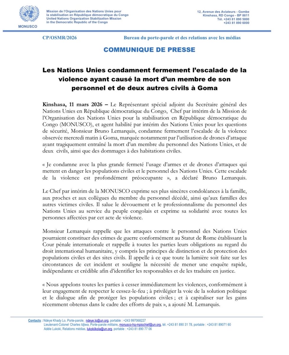 MONUSCO tweet media