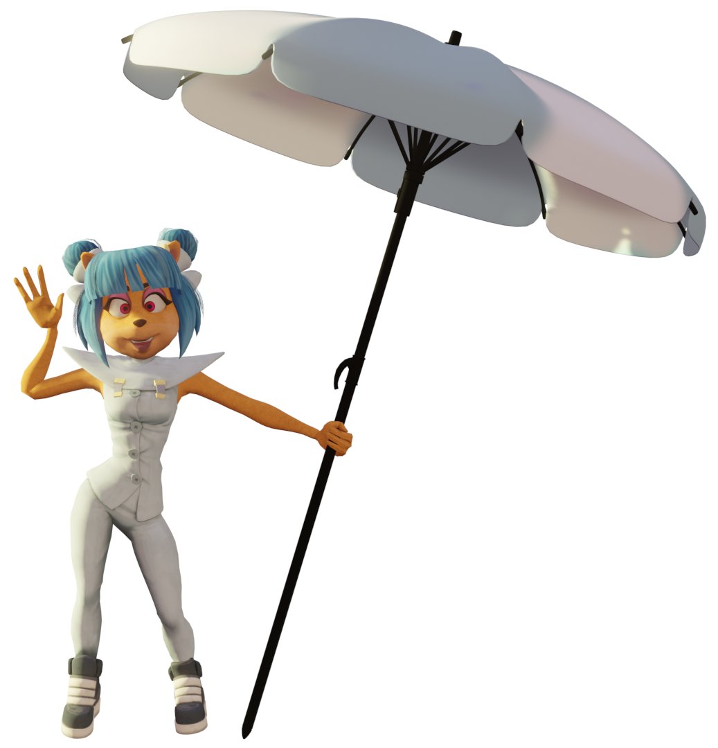 ClodGojiraTrue's tweet photo. Renders da Trophy Girl/Personagem mais alegre e bondosa da franquia, Megumi Bandicoot.

#CrashBandicoot #MegumiBandicoot #CTR #3dart #render #Blender #rendering https://t.co/WJxqmYoGCY