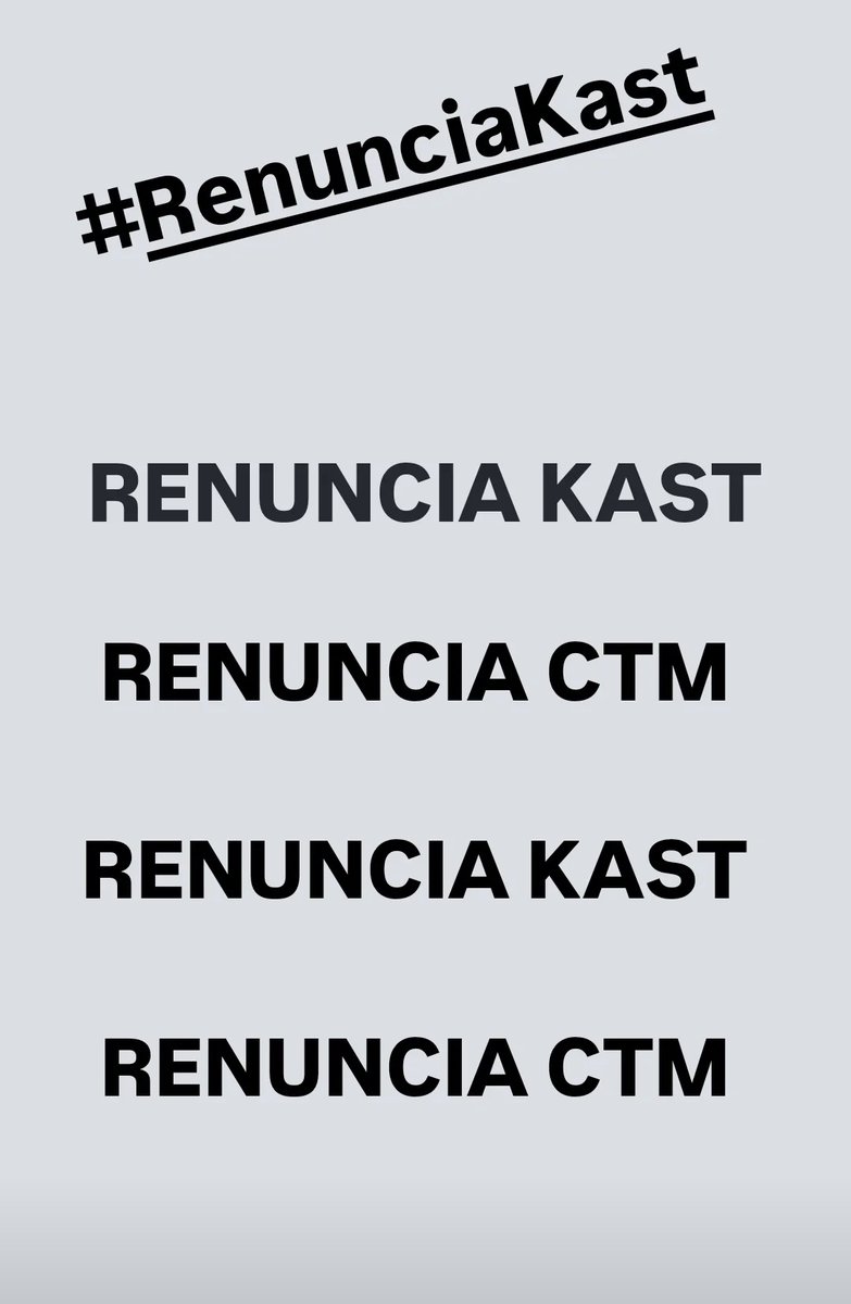 elcriollo97's tweet photo. RENUNCIA KAST DIA 1. 

(#CuentaRegresiva, Pdte, Puerto Varas, Carabinero, Lamentable, #CambioDeMando, Paula Carrasco, Roth, Neme, Camila Flores, Jorge Alessandri, Rey de España, Kast, Jiles, PDG, Millei, Boric) https://t.co/YL5fpIJcys