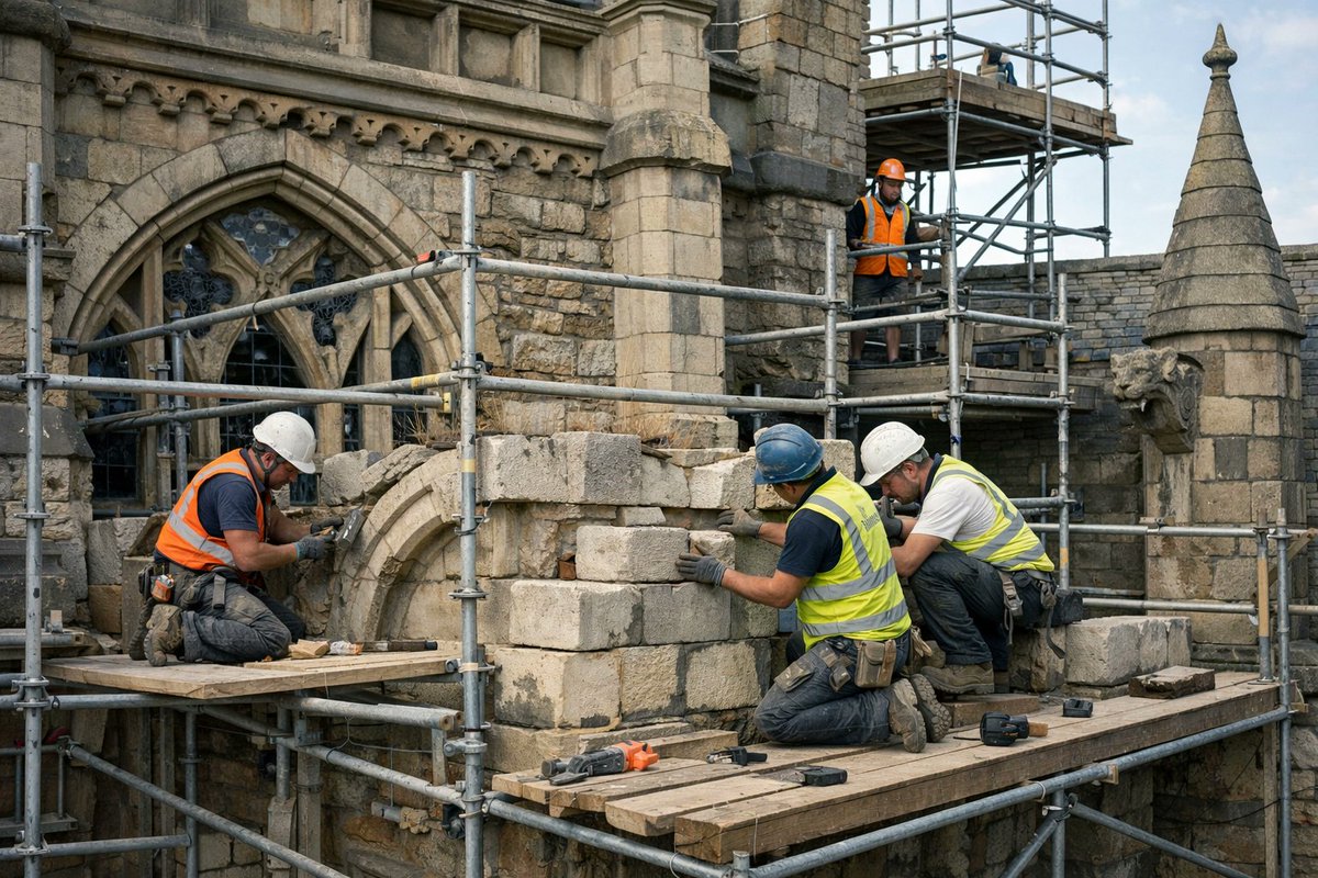 AERAN34's tweet photo. Heritage projects often face budget overruns. Geo Constech provides up to 20% profit predictability through zero resource leakage and clockwork efficiency.

History meets high-level management.

#Infrastructure #HeritageRehab #ProfitPredictability https://t.co/KjCHNgodmp