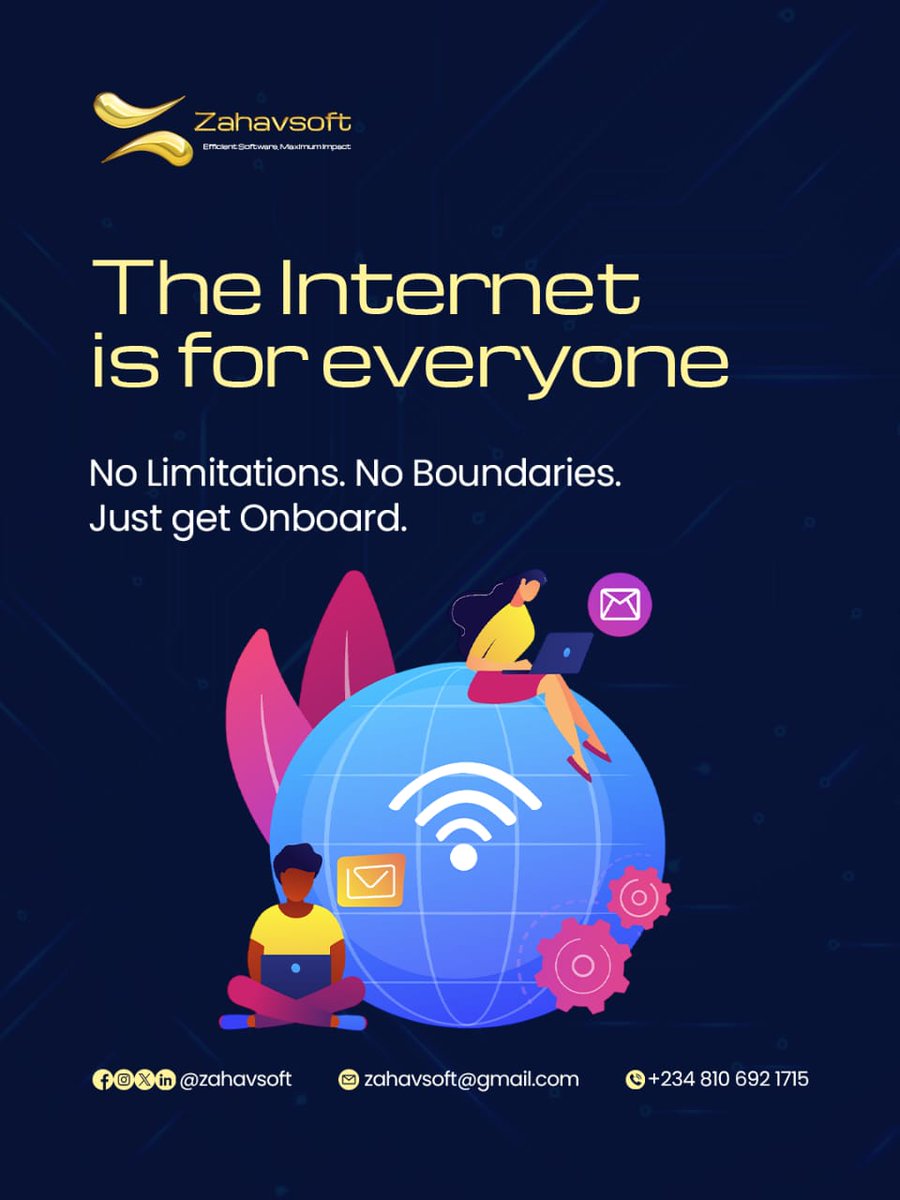 zahavsoft's tweet photo. The digital world doesn't have borders, and neither should your business.

Whether you’re just starting or scaling up, there are no limitations to what you can achieve once you’re online.

The space is yours— send us a DM let’s build something great in it for you. https://t.co/s2x21J186B