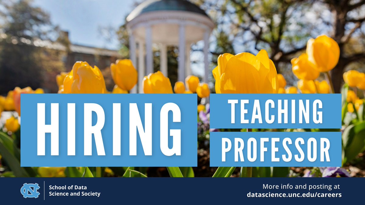 UNC School of Data Science and Society tweet media