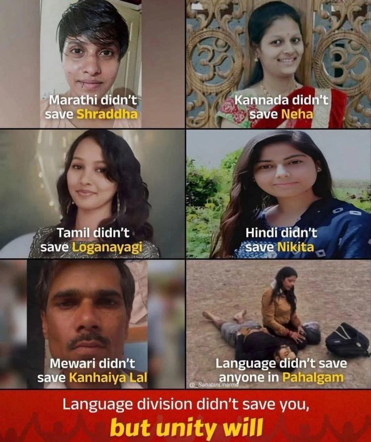 Mahaveer_VJ's tweet photo. To those language warriors ! https://t.co/Ko08ULhtb6