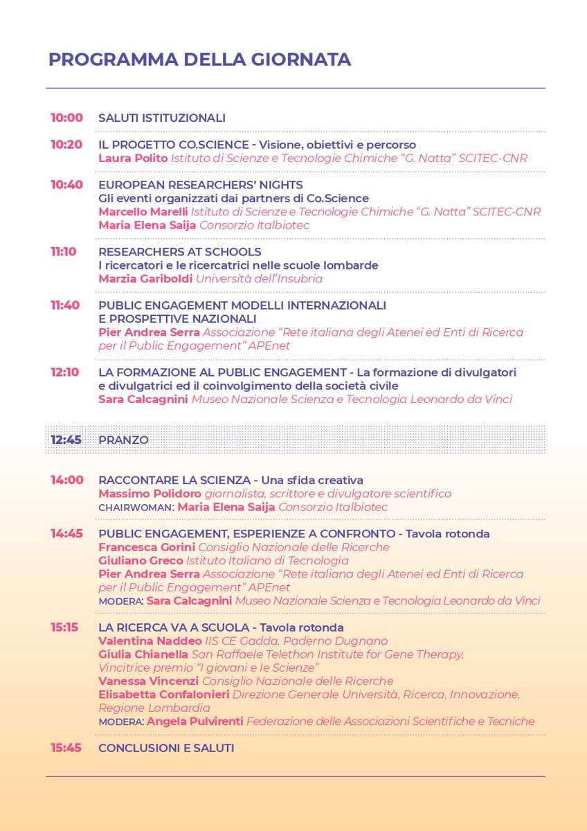 Progetto Co.Science tweet media