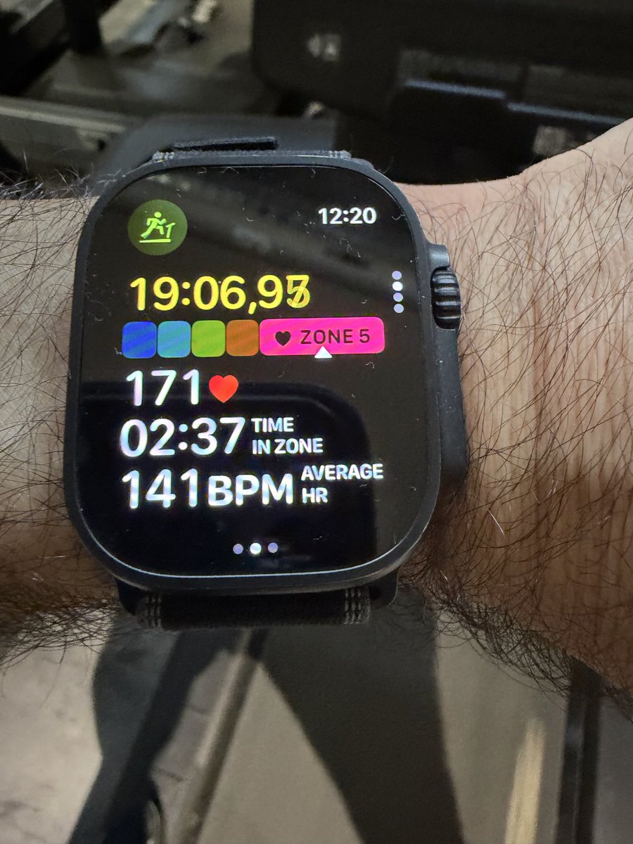goal achieved! hope to reach zone five 4 days a week.