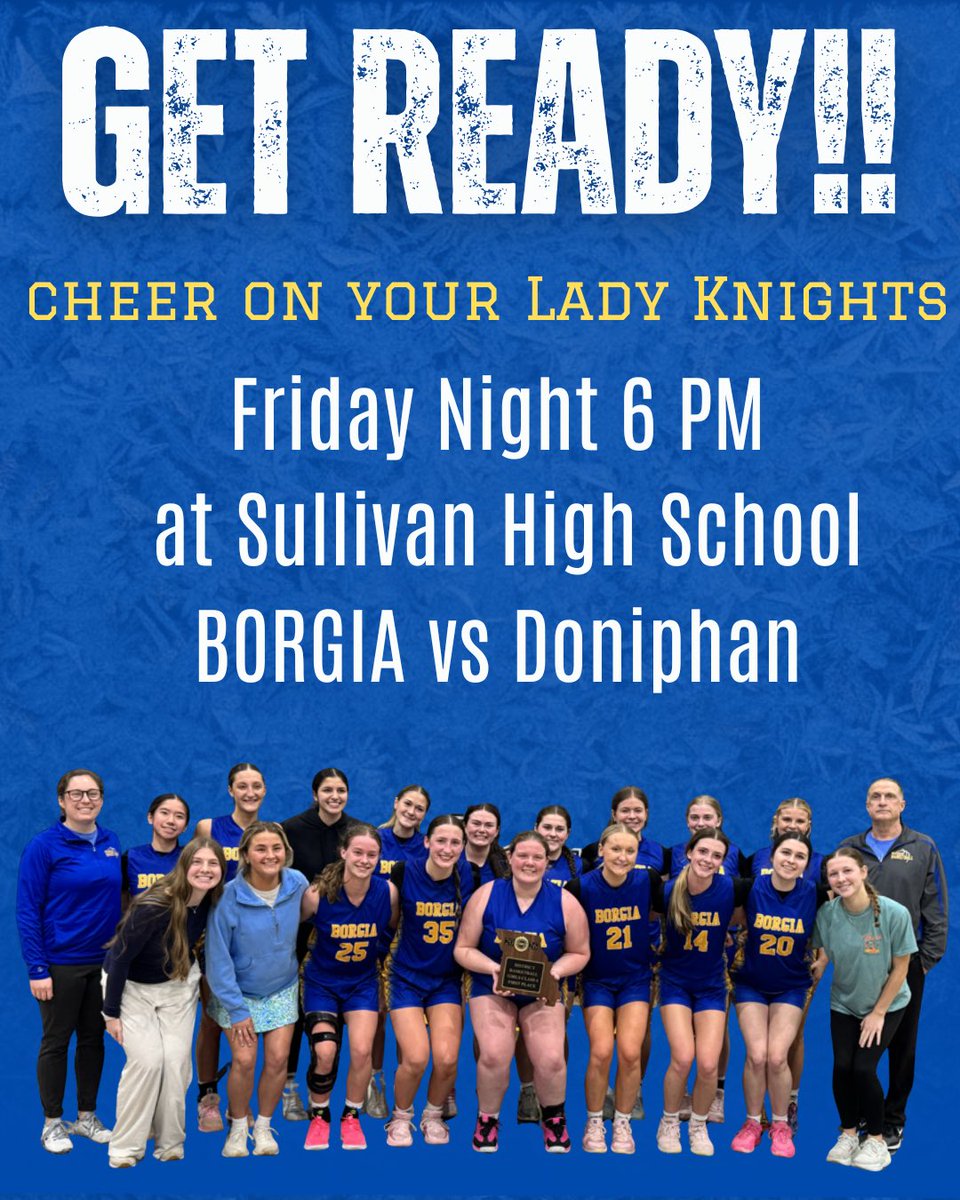 Borgiagirlsbb's tweet photo. 💙💛 BORGIA Pride💙💛
We need YOU in the stands! 
Get your tickets now…
https://t.co/1t60NmeDk5 https://t.co/MTUqnRSkIz
