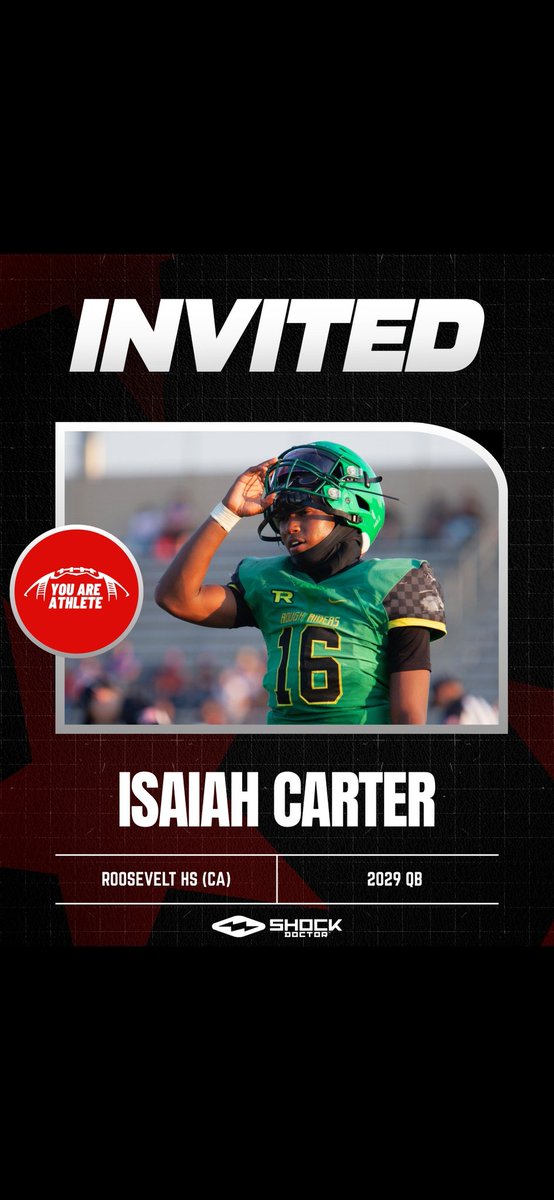 D1iCarter's tweet photo. I want to thank @youareathlete for this opportunity to showcase my talent. See you guys Saturday 
@ShockDoctor @RoadToHouston https://t.co/WPy3o8scZi