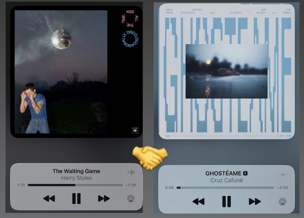 MarinitisG's tweet photo. Same feeling, different styles https://t.co/RSx48ViuZz