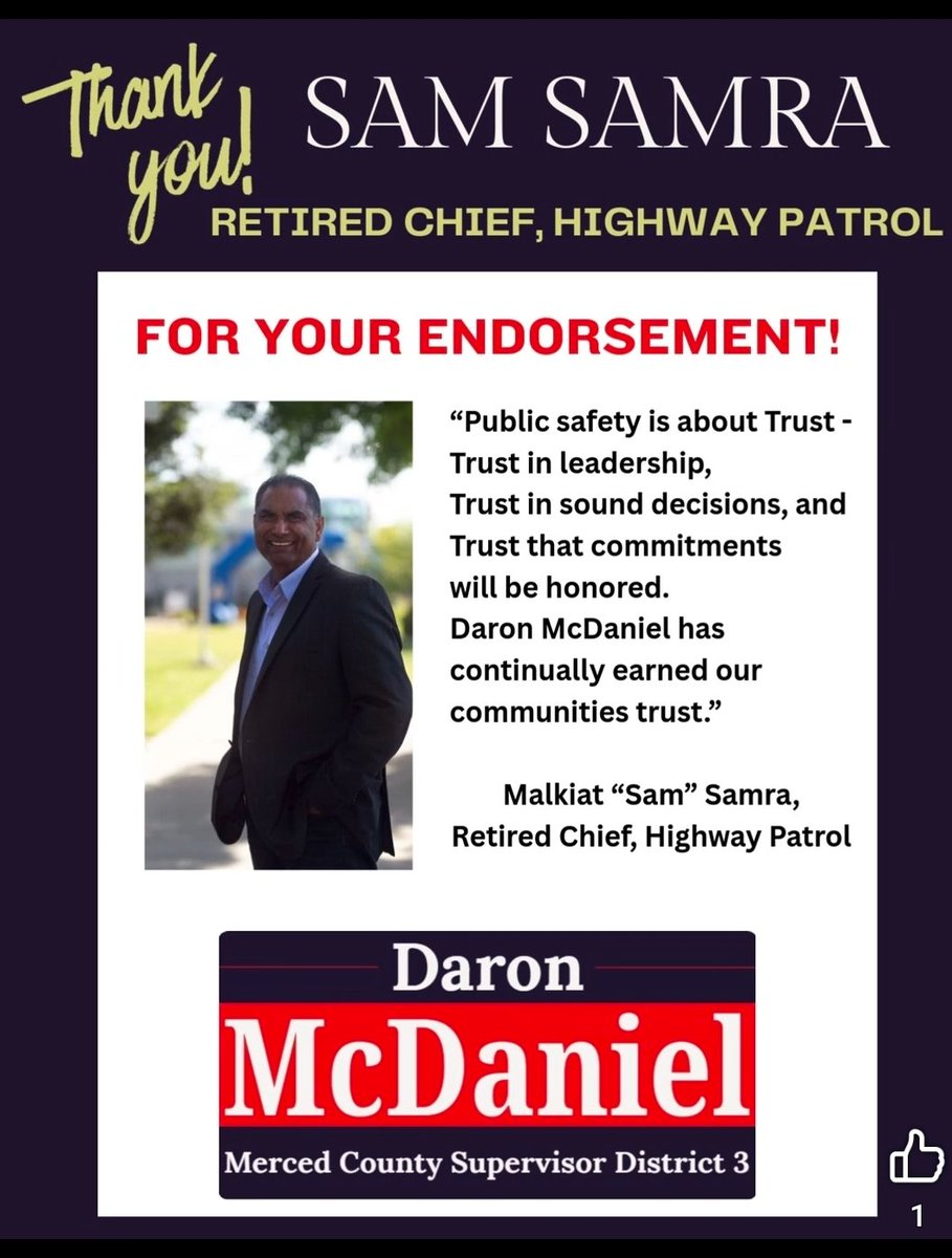 Daron McDaniel tweet media