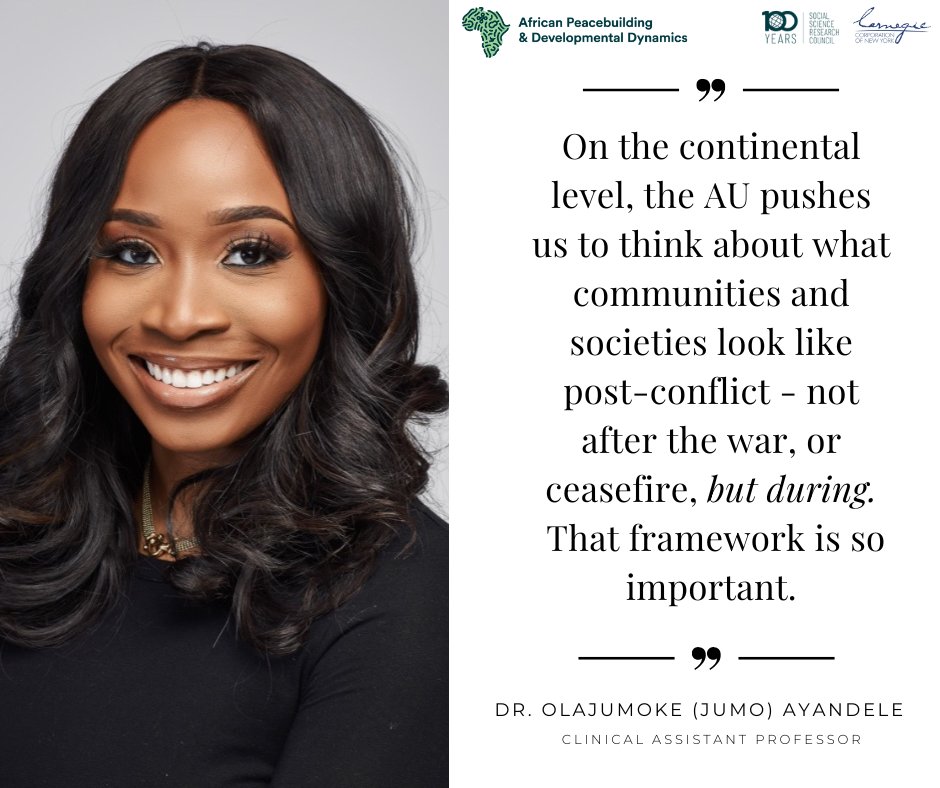 African Peacebuilding and Developmental Dynamics tweet media